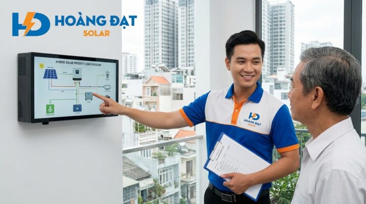 Nên Lắp Điện Mặt Trời Hòa Lưới Hay Hybrid Có Lưu Trữ