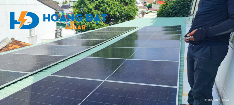 Dự án lắp điện mặt trời tại Dĩ An