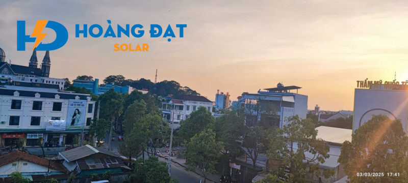 Dự án lắp điện mặt trời tại Thủ Dầu Một
