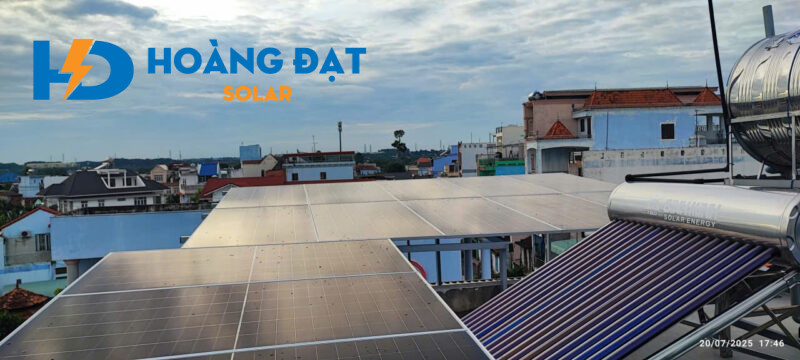 Dự án lắp điện mặt trời tại Tân Uyên