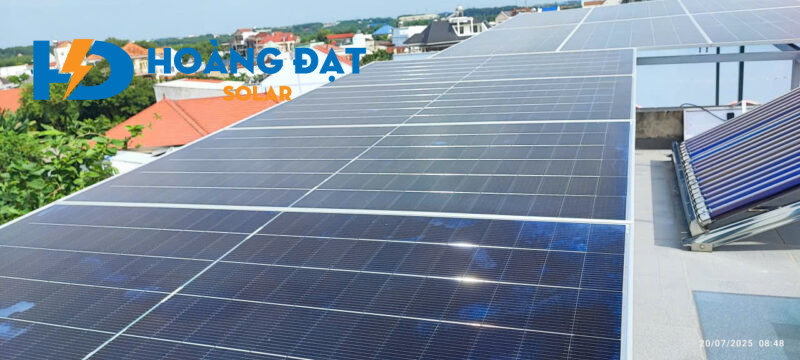 Dự án lắp điện mặt trời tại Tân Uyên