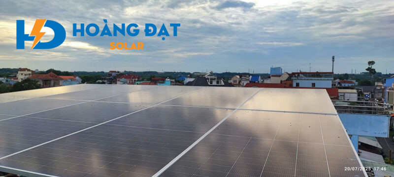 Dự án lắp điện mặt trời tại Tân Uyên