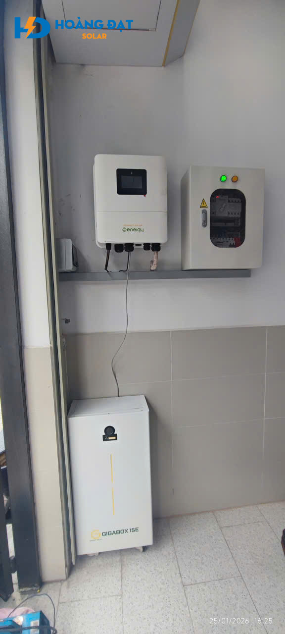 Dự án lắp điện mặt trời tại Gò Vấp