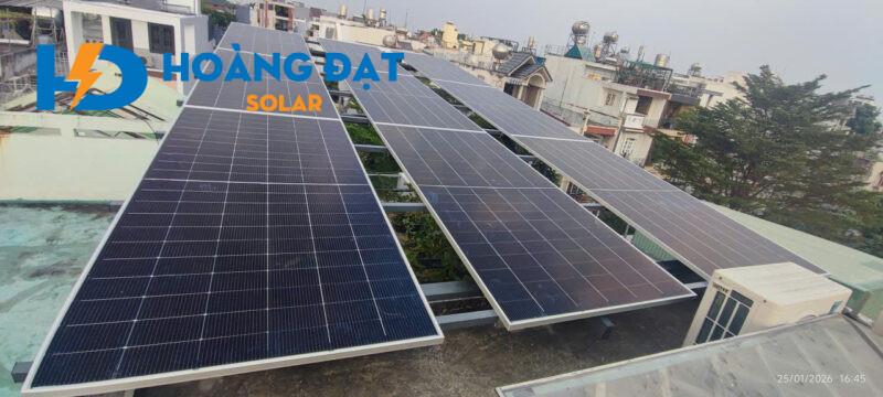 Dự án lắp điện mặt trời tại Gò Vấp