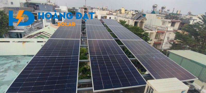 Dự án lắp điện mặt trời tại Gò Vấp