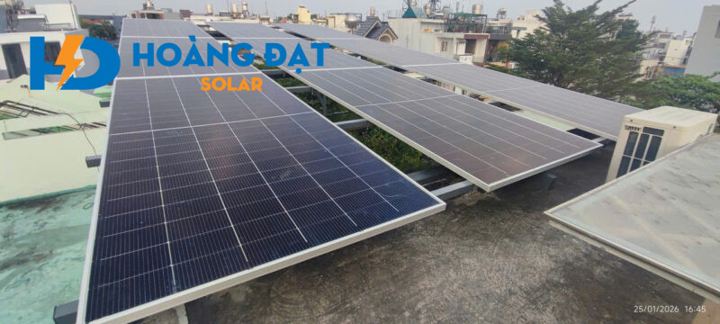 Dự án lắp điện mặt trời tại Gò Vấp