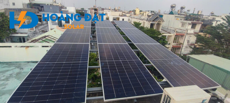 Dự án lắp điện mặt trời tại Gò Vấp