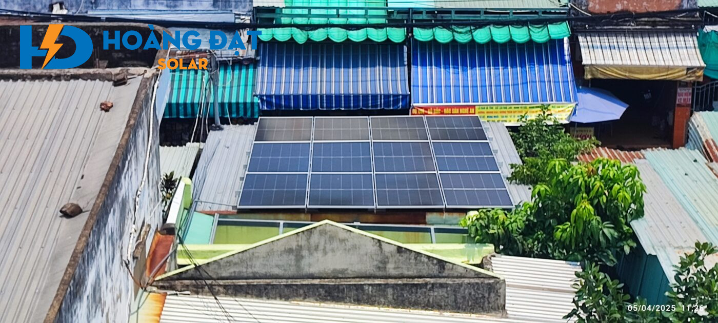 Dự án lắp điện mặt trời tại Dĩ An