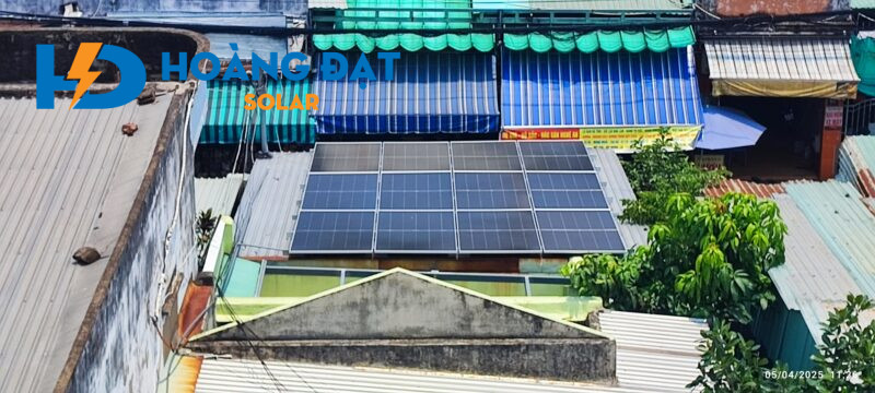 Dự án lắp điện mặt trời tại Dĩ An