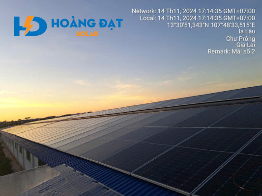 Dự án lắp điện mặt trời tại Gia Lai