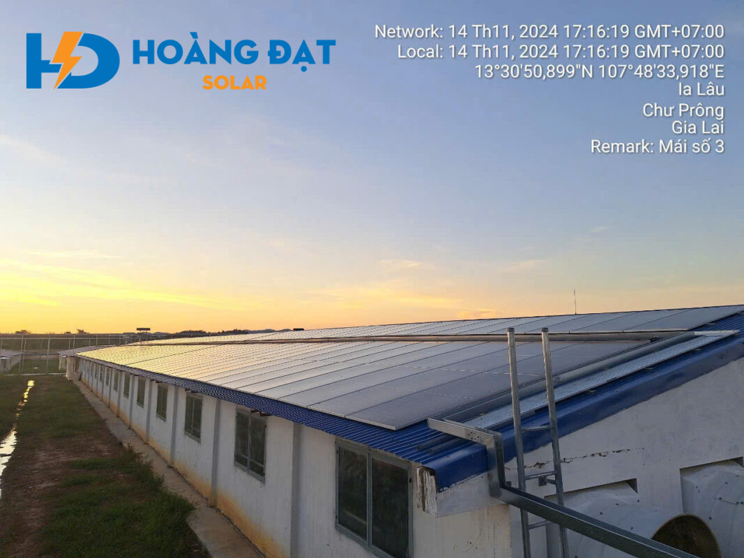 Dự án lắp điện mặt trời tại Gia Lai