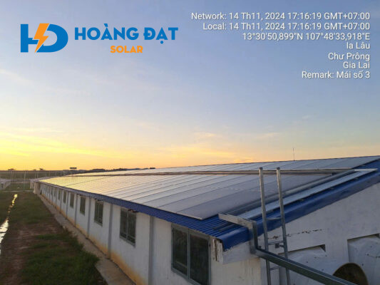 Dự án lắp điện mặt trời tại Gia Lai