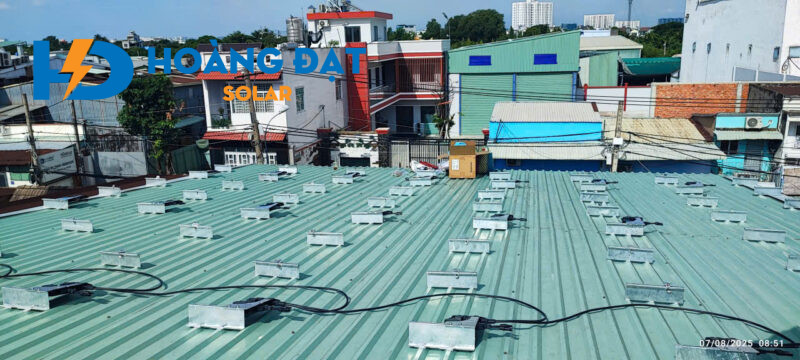 Dự án lắp điện mặt trời tại Quận 12