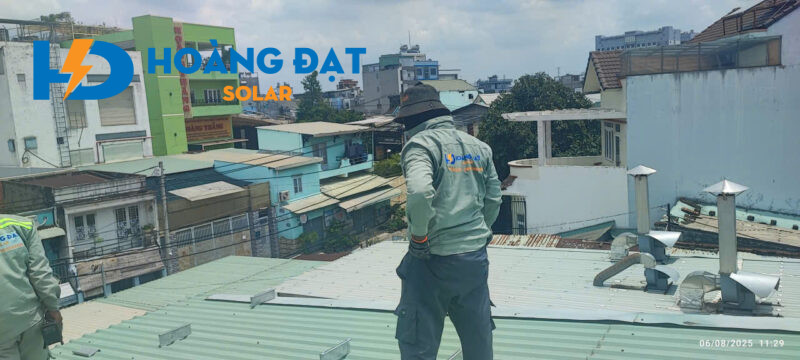 Dự án lắp điện mặt trời tại Quận 12