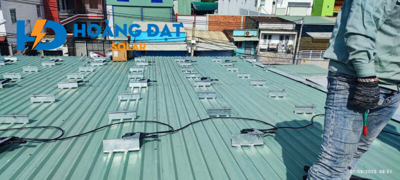 Dự án lắp điện mặt trời tại Quận 12