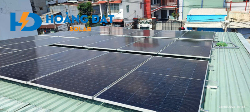 Dự án lắp điện mặt trời tại Quận 12