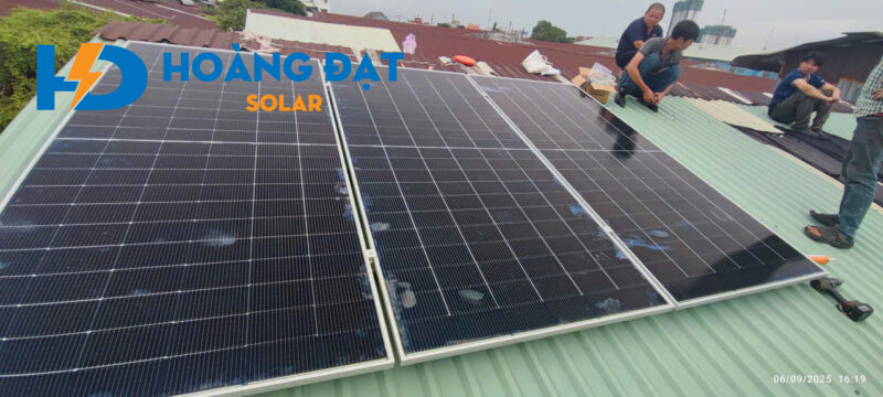 Dự án lắp điện mặt trời tại Dĩ An