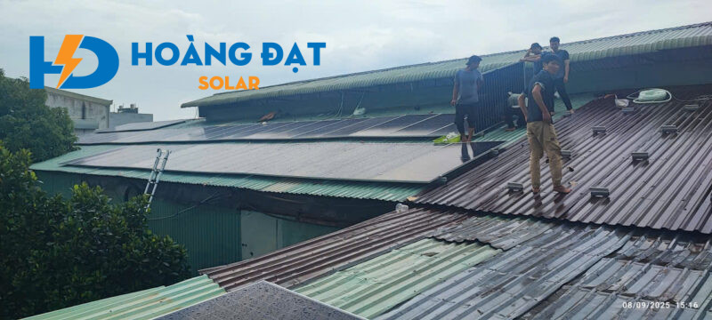 Dự án lắp điện mặt trời tại Dĩ An