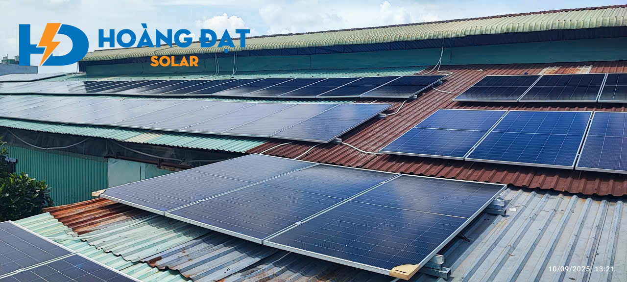 Dự án lắp điện mặt trời tại Dĩ An