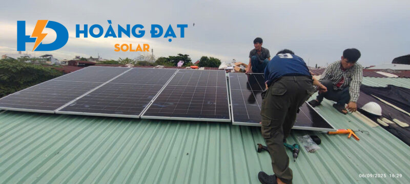 Dự án lắp điện mặt trời tại Dĩ An