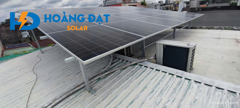 Dự án lắp điện mặt trời tại KDC Hoàng Gia - 550