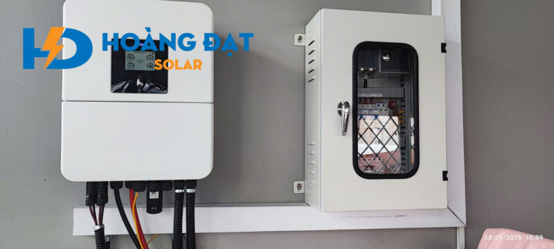 Dự án lắp điện mặt trời tại KDC Hoàng Gia - 550