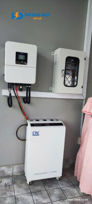 Dự án lắp điện mặt trời tại KDC Hoàng Gia - 550