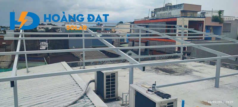 Dự án lắp điện mặt trời tại KDC Hoàng Gia - 550
