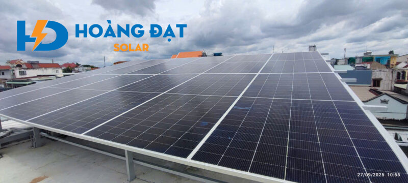 Dự án lắp điện mặt trời tại KDC Hoàng Gia - 550