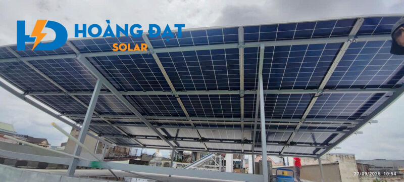 Dự án lắp điện mặt trời tại KDC Hoàng Gia - 550