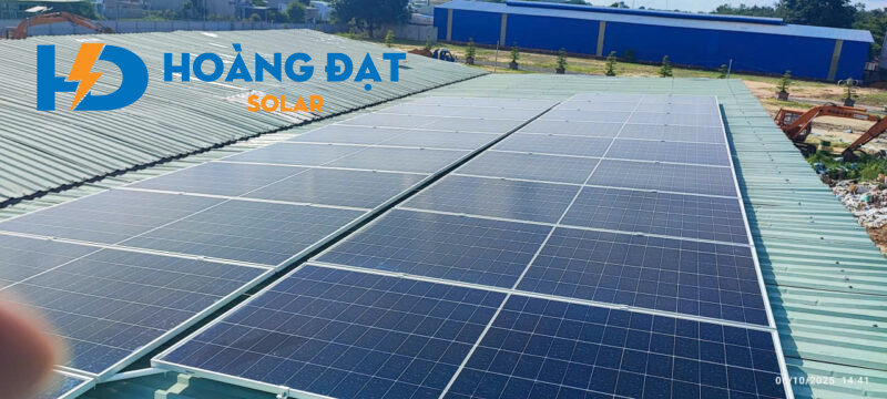 Dự án lắp điện mặt trời tại Hội Nghĩa Tân Uyên Bình Dương