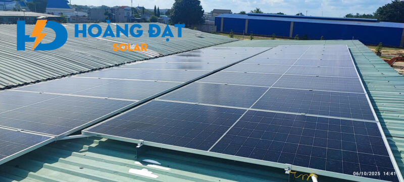 Dự án lắp điện mặt trời tại Hội Nghĩa Tân Uyên Bình Dương