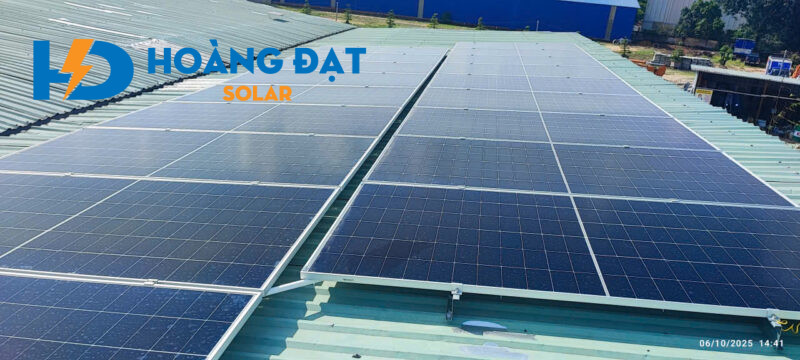 Dự án lắp điện mặt trời tại Hội Nghĩa Tân Uyên Bình Dương