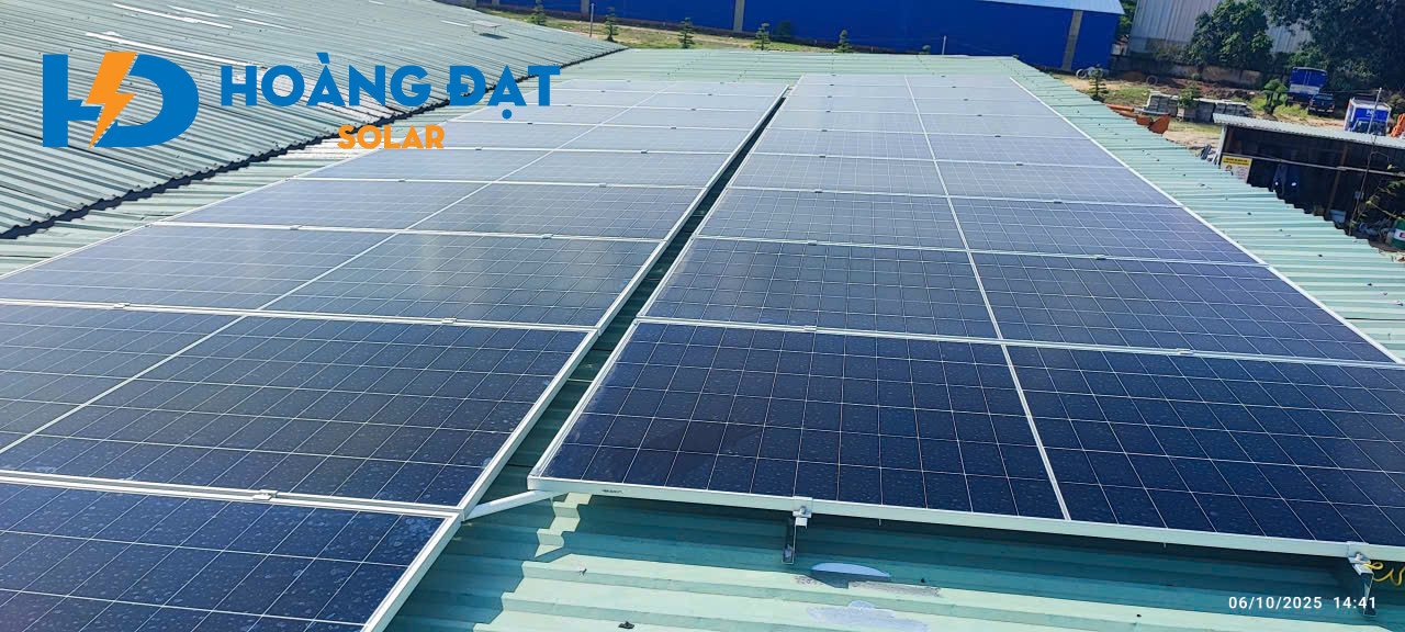 Dự án lắp điện mặt trời tại Hội Nghĩa Tân Uyên Bình Dương