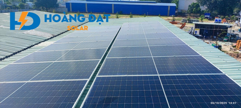 Dự án lắp điện mặt trời tại Hội Nghĩa Tân Uyên Bình Dương