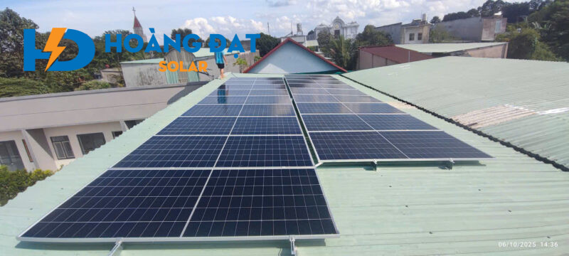 Dự án lắp điện mặt trời tại Hội Nghĩa Tân Uyên Bình Dương