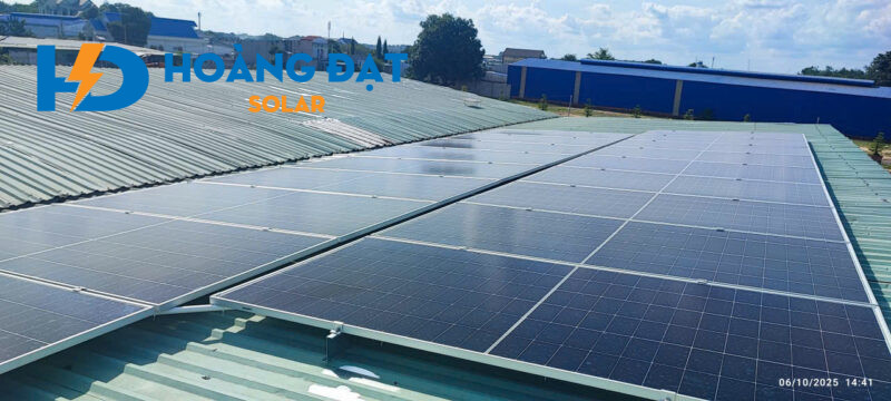 Dự án lắp điện mặt trời tại Hội Nghĩa Tân Uyên Bình Dương