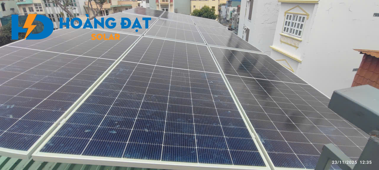 Dự án lắp điện mặt trời tại Quận 5, TP HCM