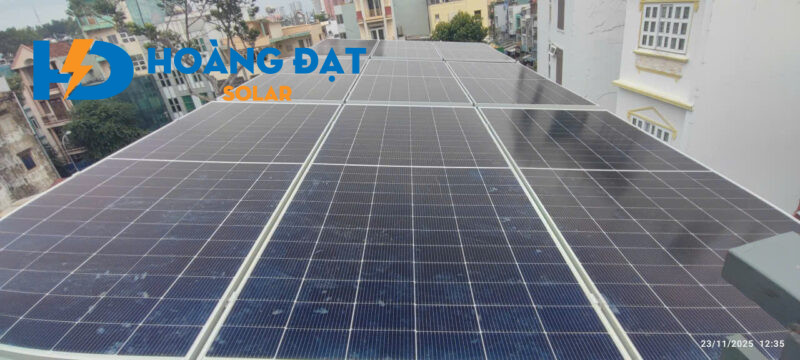 Dự án lắp điện mặt trời tại Quận 5, TP HCM