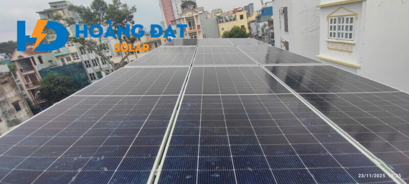 Dự án lắp điện mặt trời tại Quận 5, TP HCM