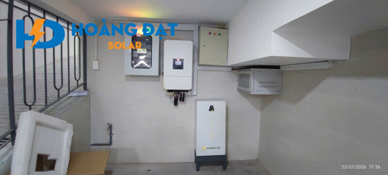 Dự án lắp điện mặt trời tại Gò Vấp