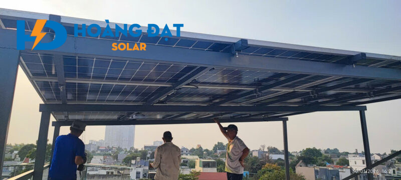 Dự án lắp điện mặt trời tại Thủ Dầu Một