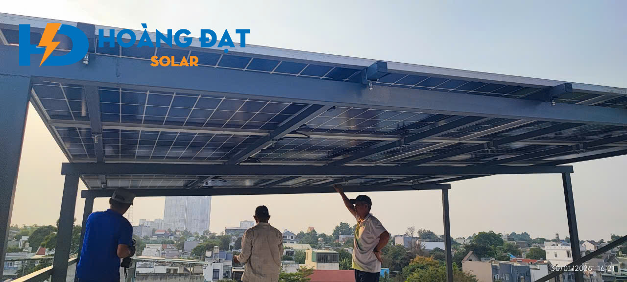 Dự án lắp điện mặt trời tại Thủ Dầu Một