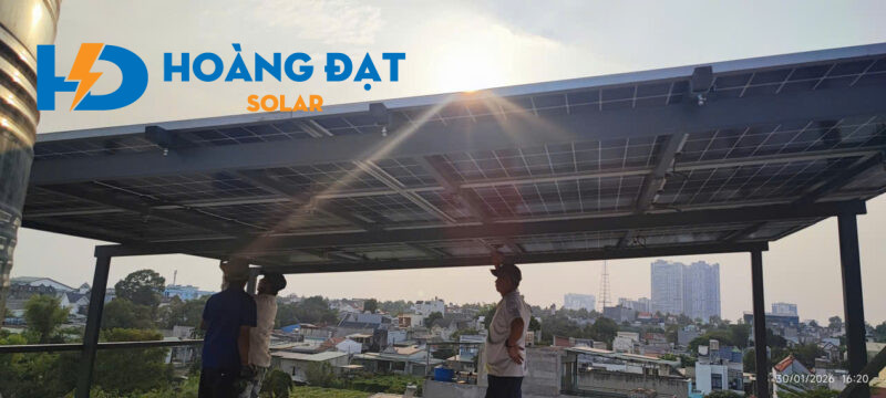 Dự án lắp điện mặt trời tại Thủ Dầu Một