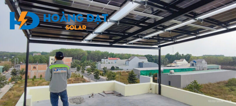 Dự án lắp điện mặt trời tại Tân Hiệp Tân Uyên
