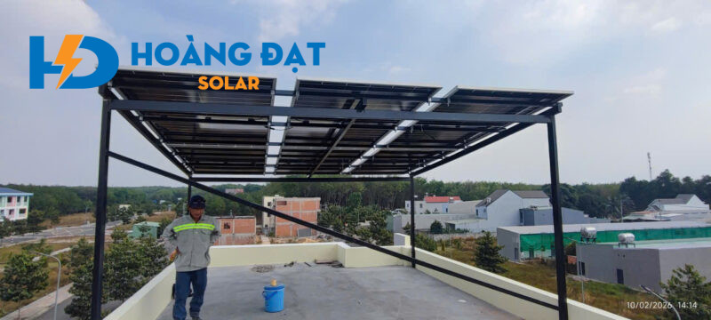 Dự án lắp điện mặt trời tại Tân Hiệp Tân Uyên