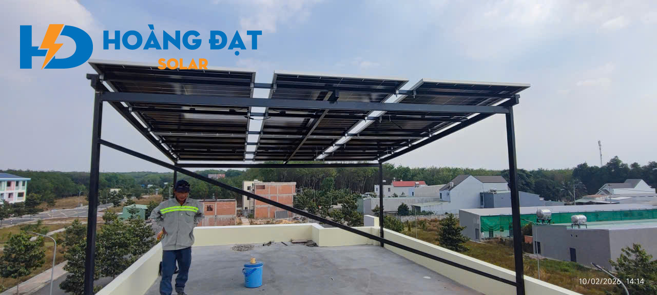 Dự án lắp điện mặt trời tại Tân Hiệp Tân Uyên