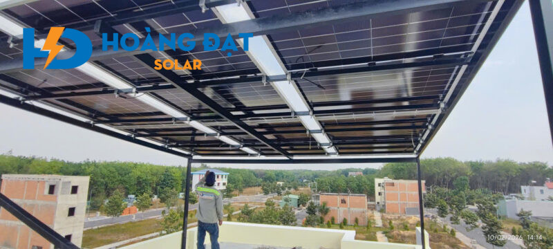 Dự án lắp điện mặt trời tại Tân Hiệp Tân Uyên