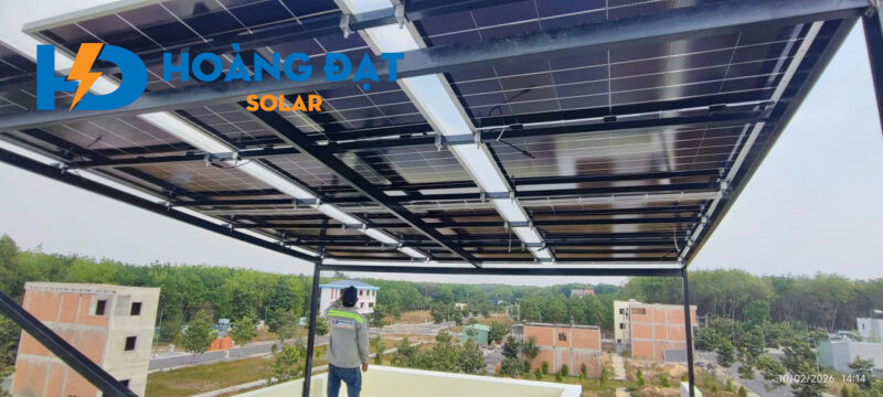 Dự án lắp điện mặt trời tại Tân Hiệp Tân Uyên