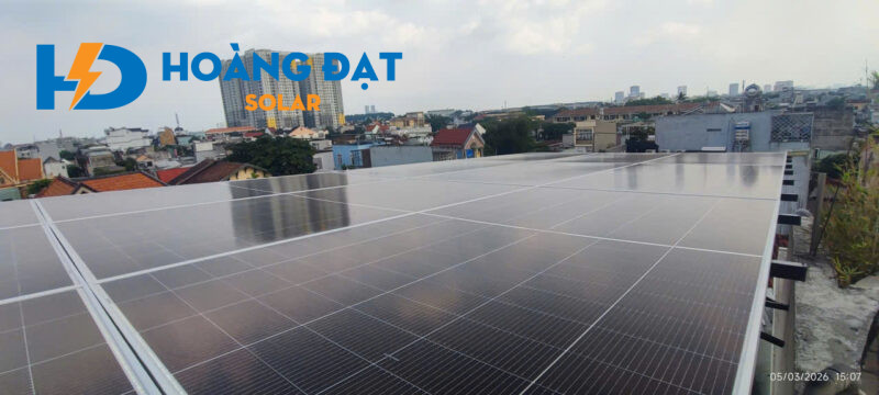 Dự án lắp điện mặt trời tại Dĩ An